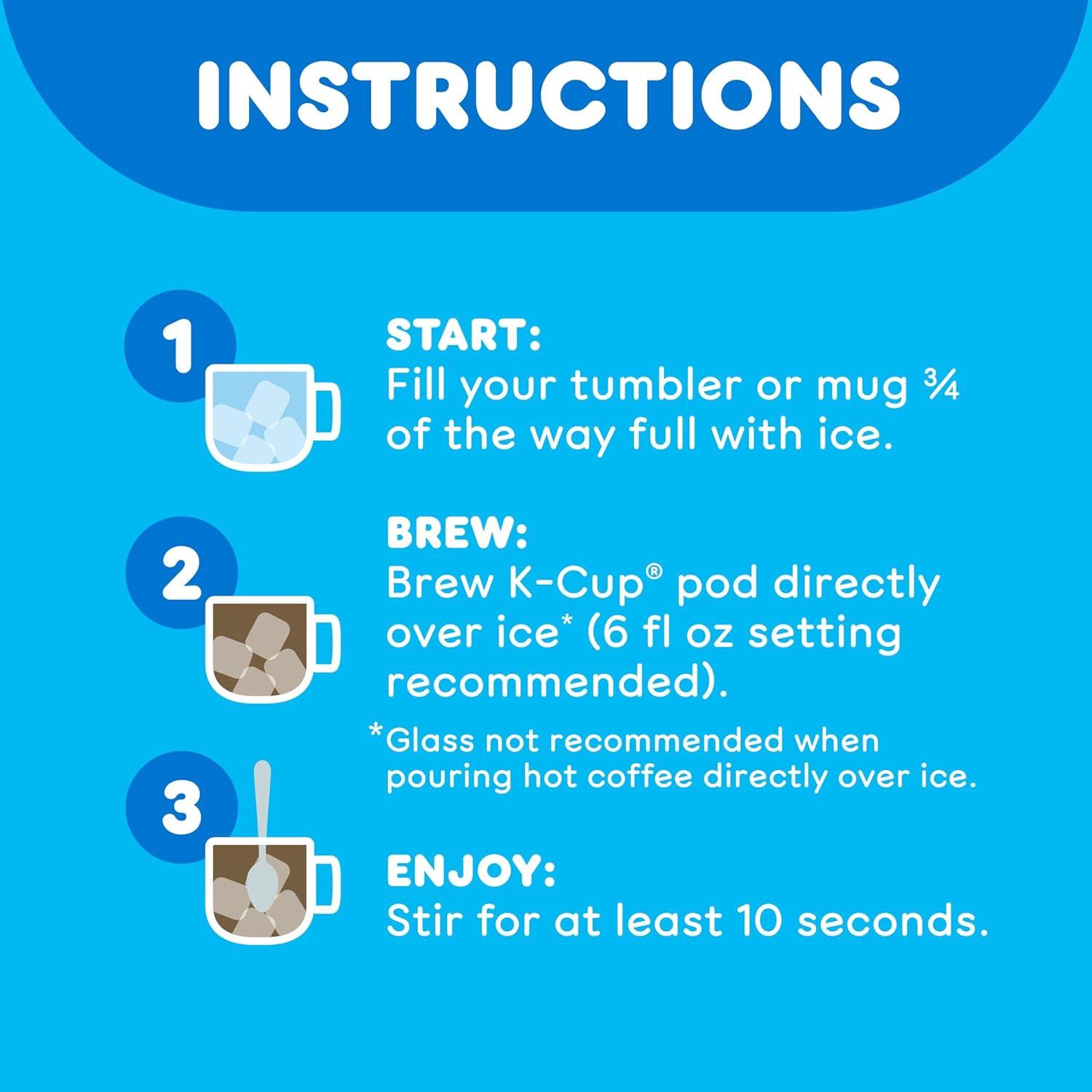 imageDunkin Cold Coffee 60 Keurig KCup PodsCold