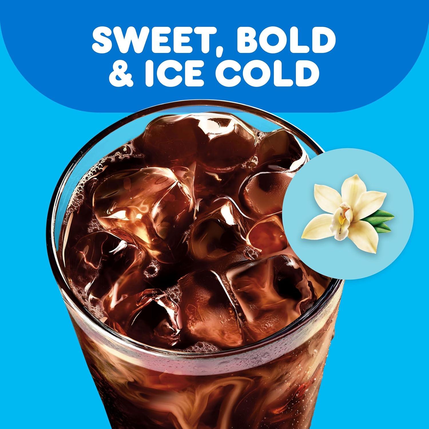 imageDunkin Cold French Vanilla Flavored Coffee 60 Keurig KCups