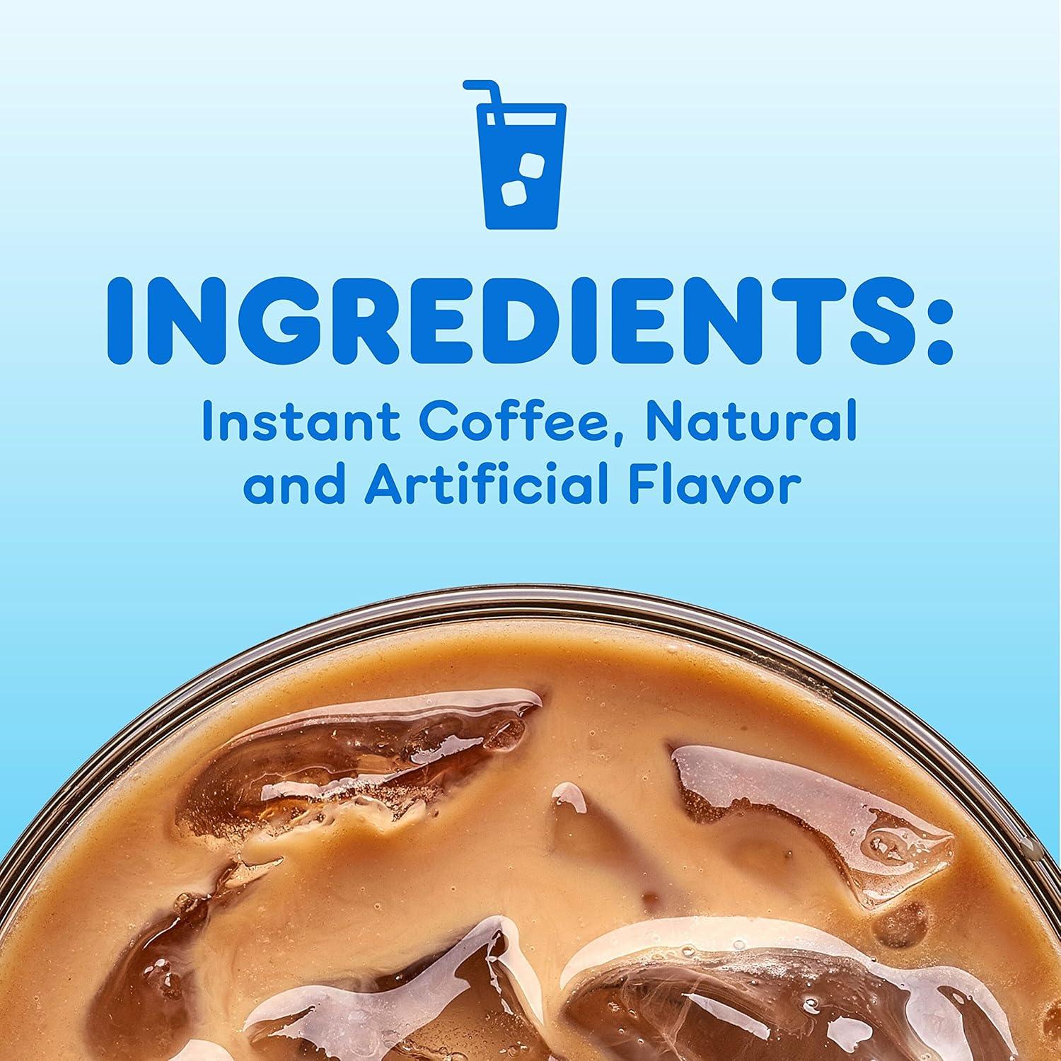 imageDunkin Cold Iced Coffee Powdered Instant Coffee Packs 6 Count Pack of 12Cold Caramel