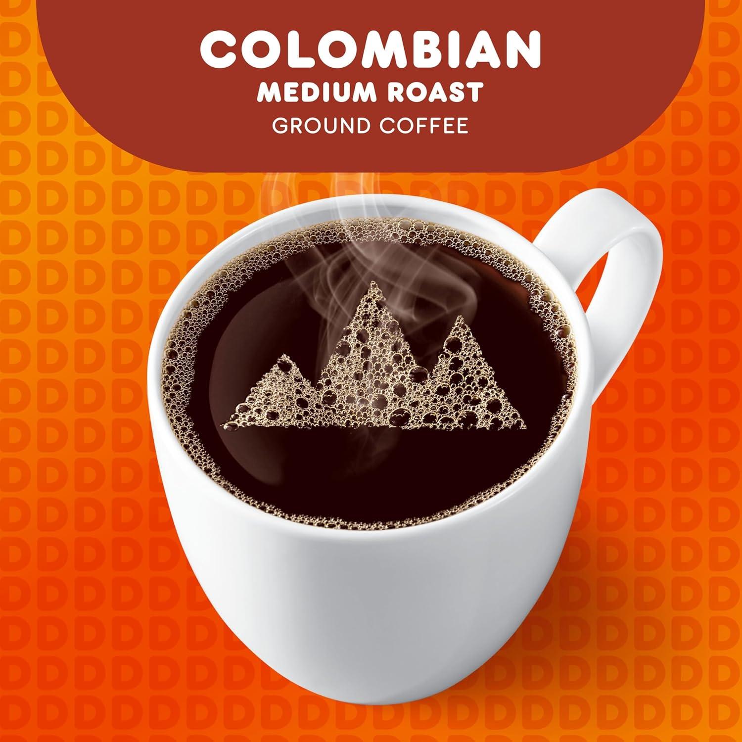 imageDunkin Colombian Medium Roast Coffee 60 Keurig KCup Pods
