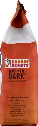 imageDunkin Ground Coffee Dark Roast 11 Ounce Pack of 1Midnight Dark Roast