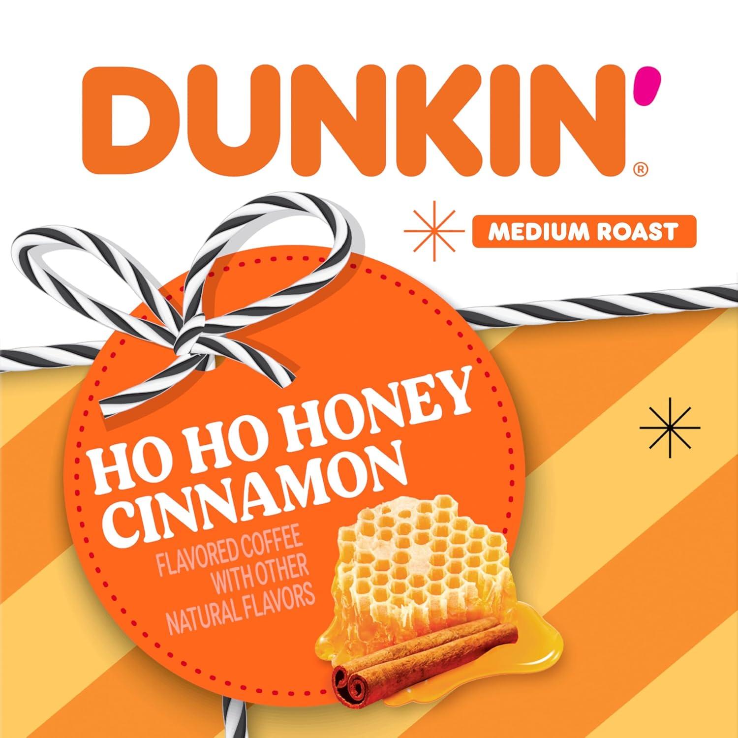 imageDunkin Ground Coffee Limited Edition Variety Pack Three 7 Oz BagsHo Ho Honey Cinnamon