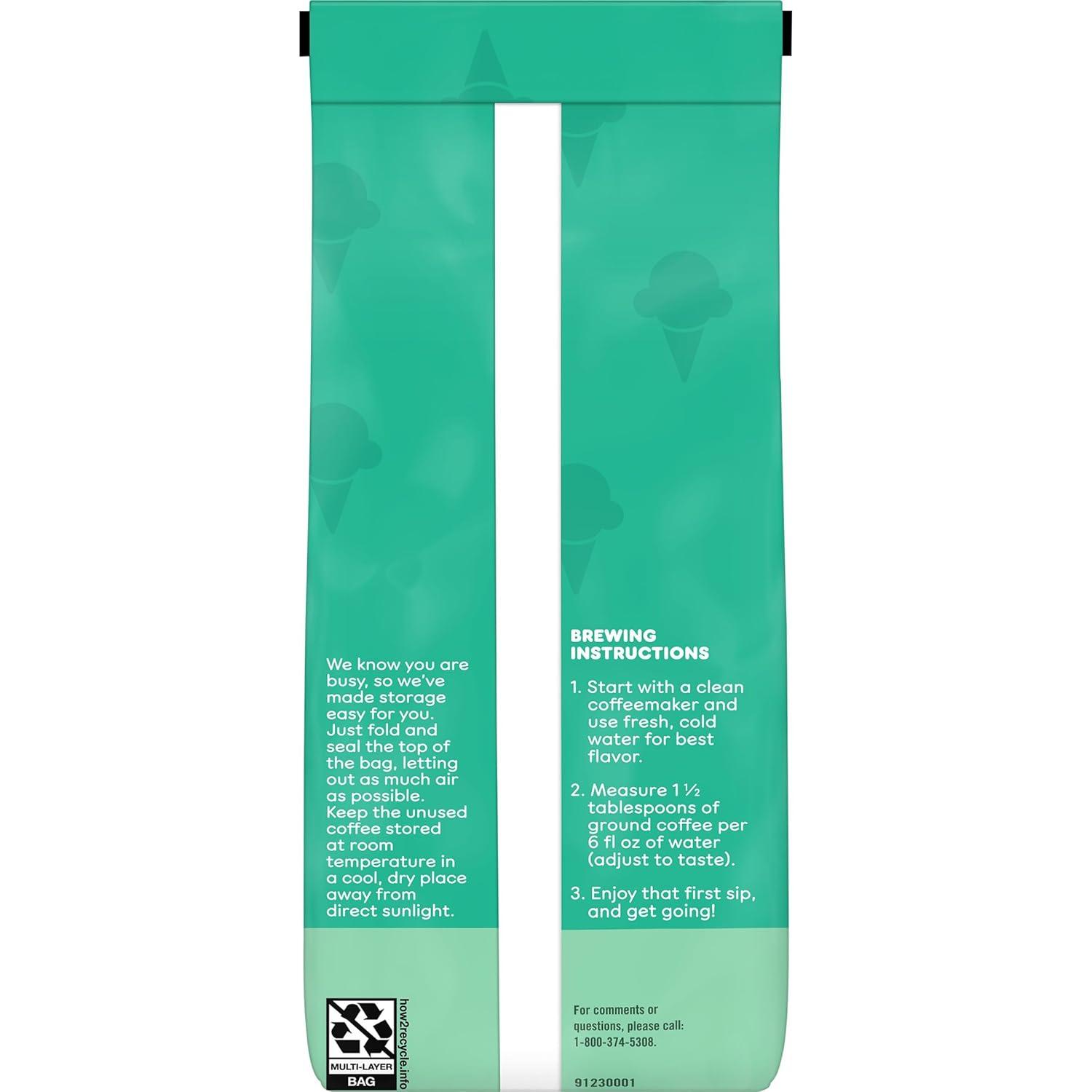 imageDunkin Ground Coffee Limited Edition Variety Pack Three 7 Oz BagsMint Chip