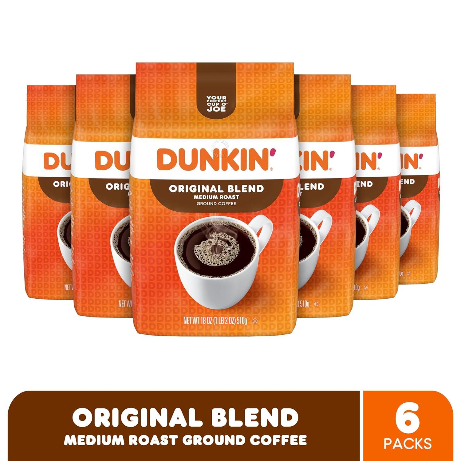 imageDunkin Ground Coffee Limited Edition Variety Pack Three 7 Oz BagsOriginal Blend