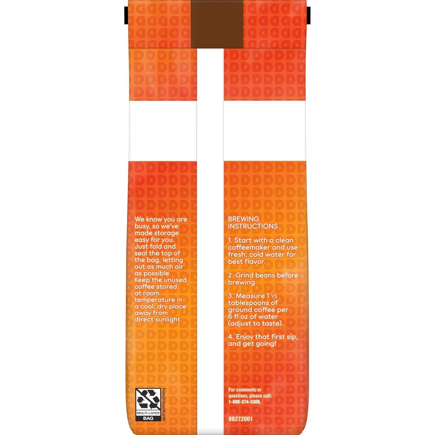 imageDunkin Original Blend Medium Roast Whole Bean Coffee 12 Ounces Pack of 6Original Blend