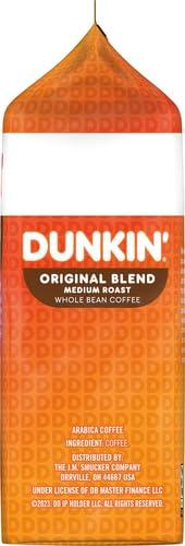 imageDunkin Original Blend Medium Roast Whole Bean Coffee 18 Ounce18 Ounce Pack of 1