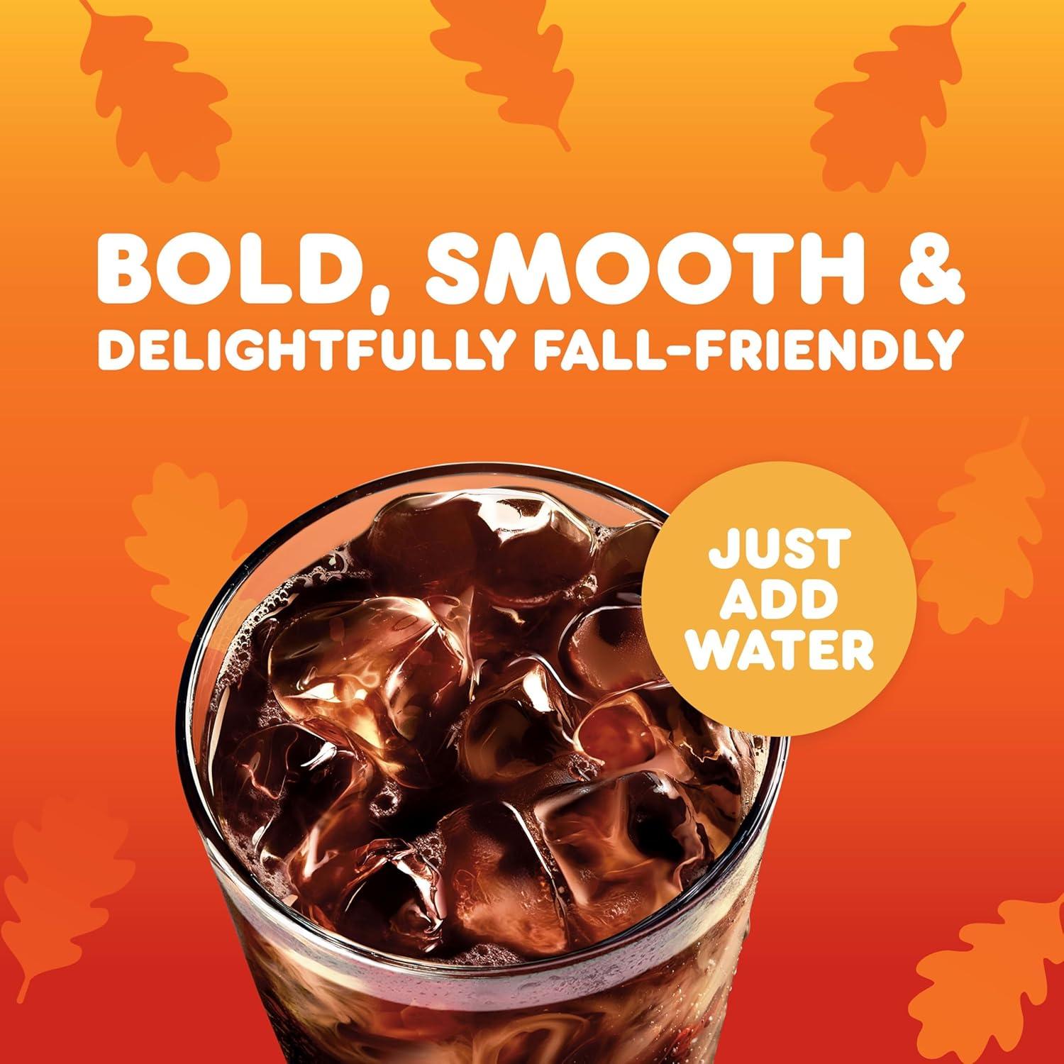 imageDunkin Pumpkin Spice Flavored Cold Brew Coffee Concentrate 31 Oz