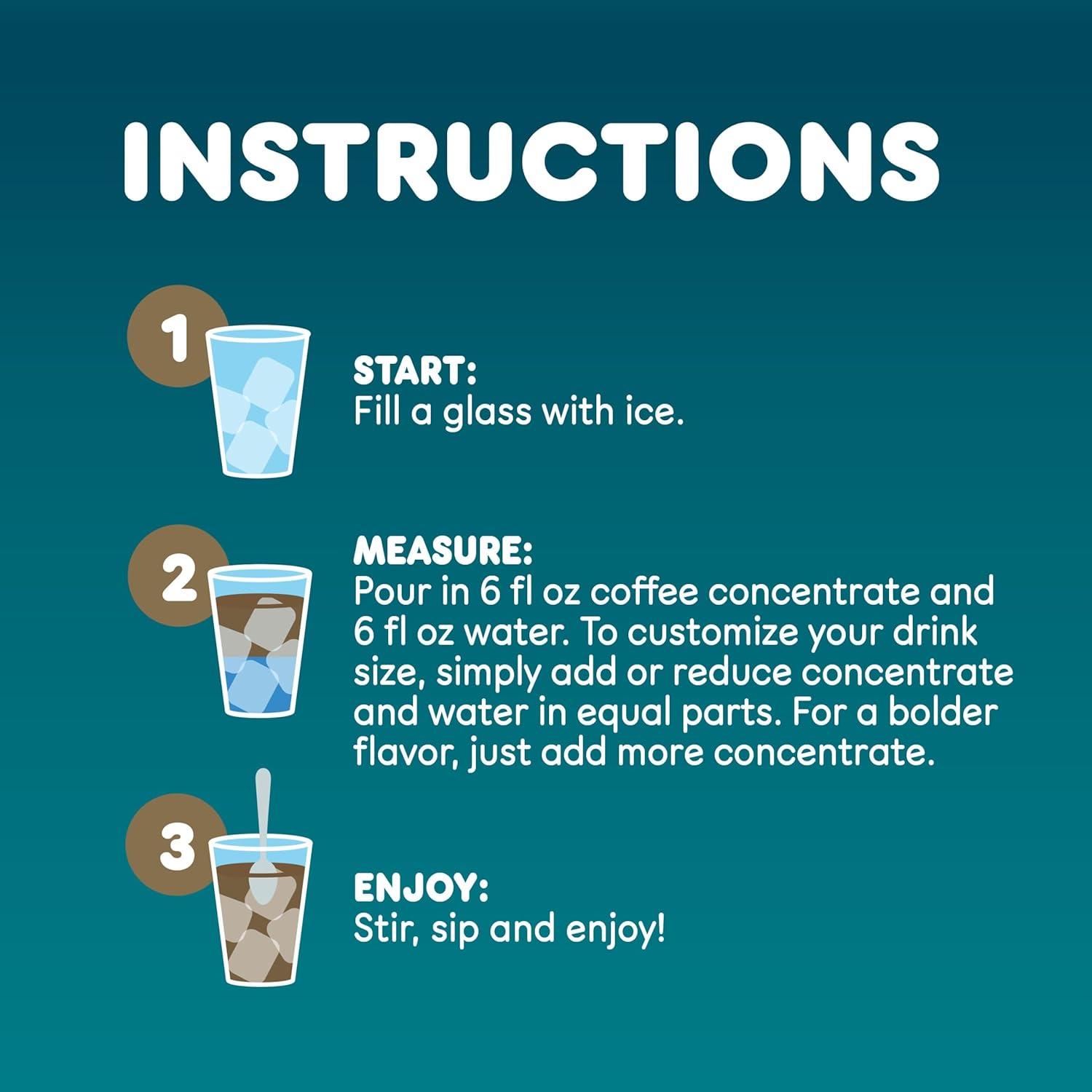 imageDunkin Smores Flavored Cold Brew Concentrate 31 Ounce