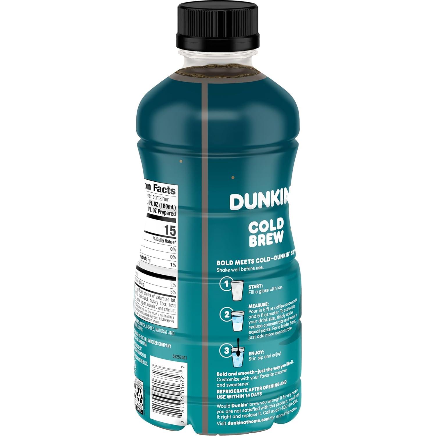 imageDunkin Smores Flavored Cold Brew Concentrate 31 Ounce