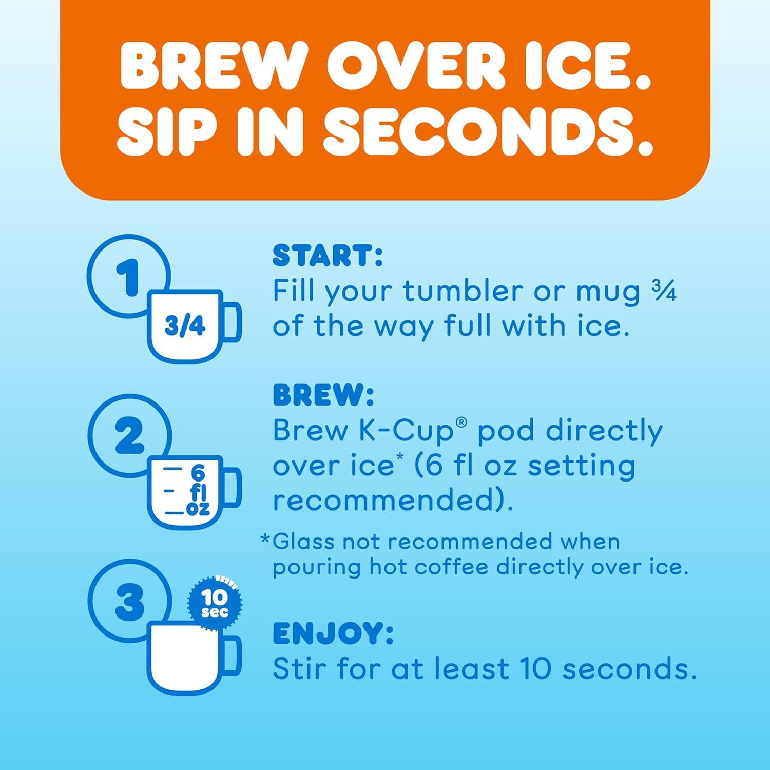 imageDunkin White Chocolate Peppermint Artificially Flavored Coffee KCup Pods 60 CtCold