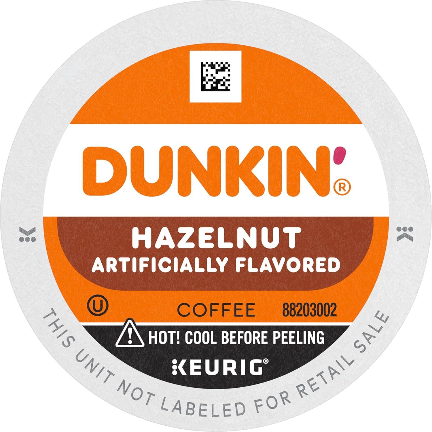 imageDunkin White Chocolate Peppermint Artificially Flavored Coffee KCup Pods 60 CtHazelnut