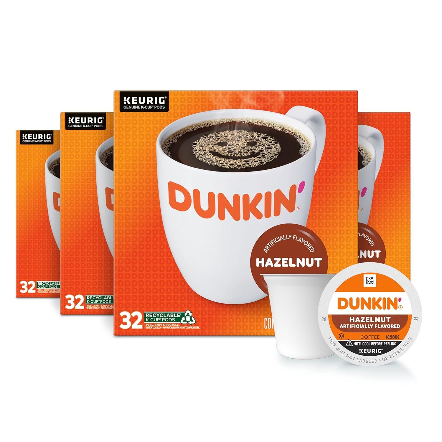 imageDunkin White Chocolate Peppermint Artificially Flavored Coffee KCup Pods 60 CtHazelnut