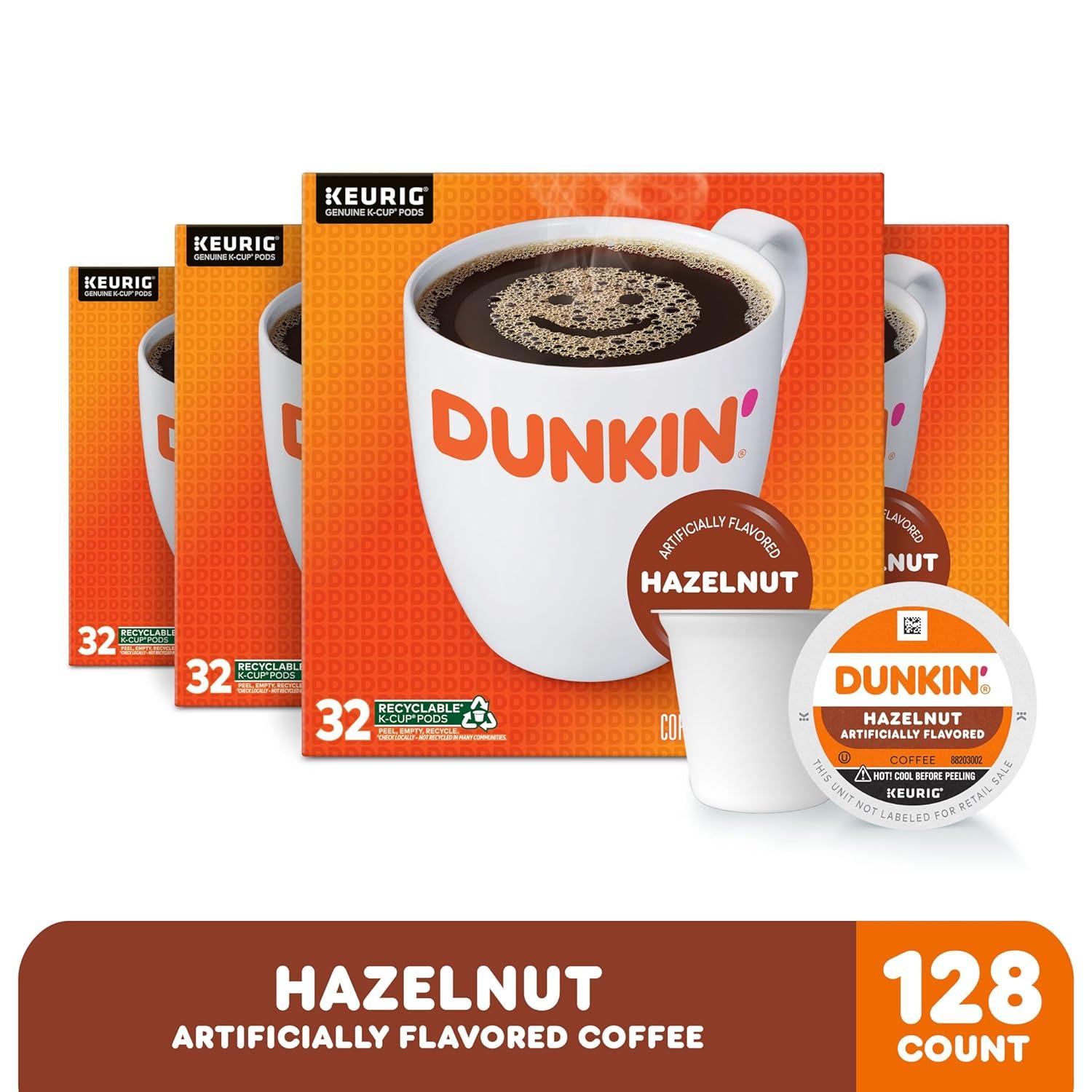 imageDunkin White Chocolate Peppermint Artificially Flavored Coffee KCup Pods 60 CtHazelnut