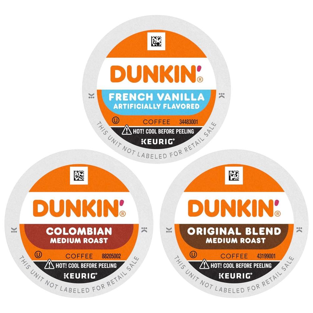 imageDunkin White Chocolate Peppermint Artificially Flavored Coffee KCup Pods 60 CtBest Sellers Variety Pack