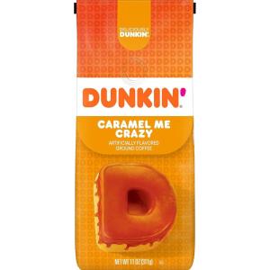 Dunkin’ Ground Coffee Limited Edition Variety Pack, Three 7 Oz. Bags(Caramel Me Crazy)