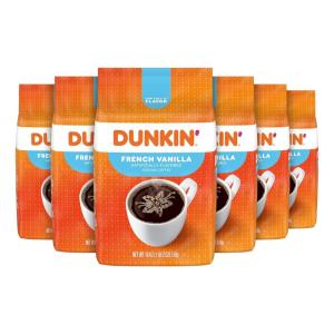 Dunkin’ Ground Coffee Limited Edition Variety Pack, Three 7 Oz. Bags(French Vanilla)