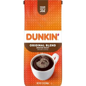 Dunkin’ Original Blend Medium Roast Ground Coffee, 12 Ounces